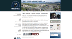 Desktop Screenshot of cityofpigeonforge.com